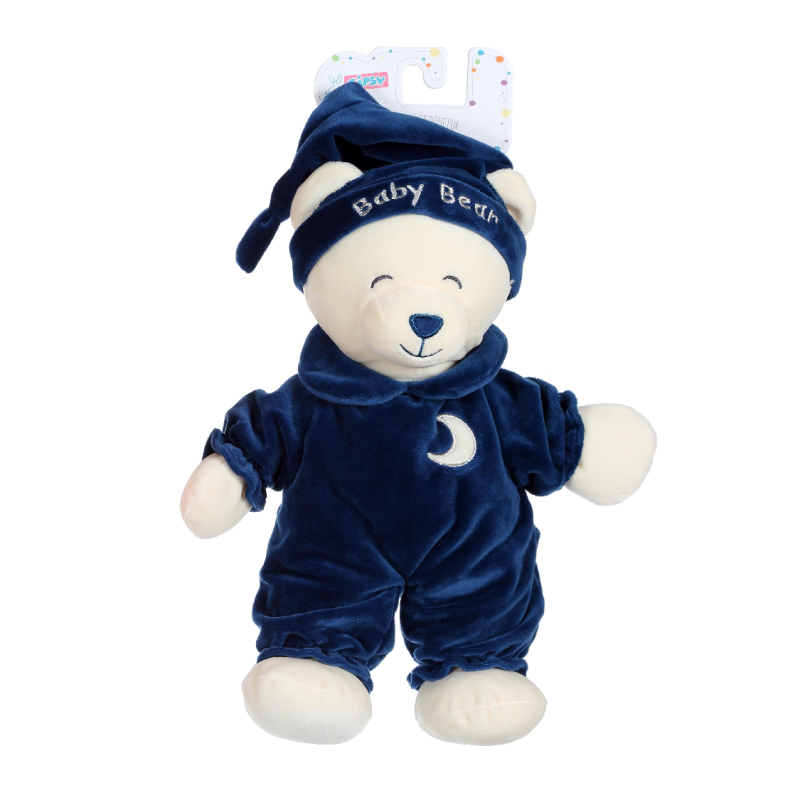  baby bear soft toy dark blue 30 cm 